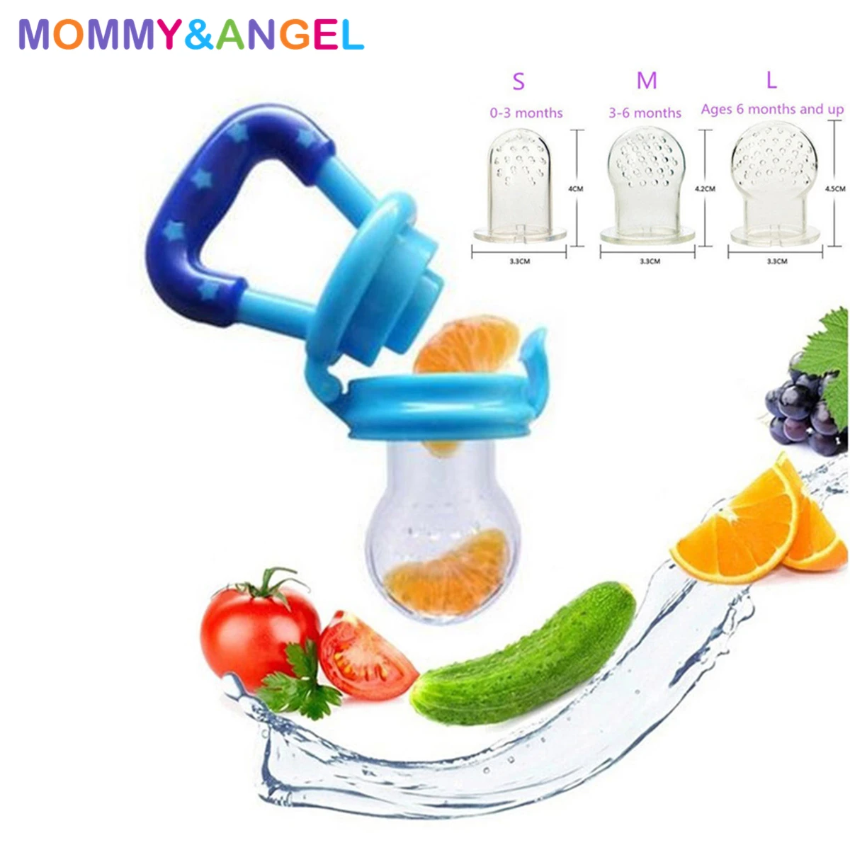 MOMMY AND ANGEL Baby Pacifiers Feeder Safety Kid Fruit Food Feeder Nipples Feeding Pacifier Supplies Nipple Teat Bottle BPA Free
MOMMY AND ANGEL Baby Pacifiers Feeder Safety Kid Fruit Food Feeder Nipples Feeding Pacifier Supplies Nipple Teat Bottle BPA Free