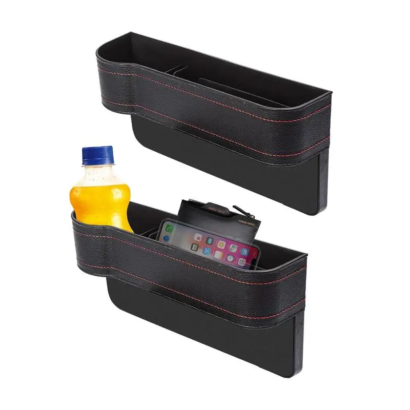 Car Seat Side Filler 2pcs Universal PU Car Organizer Bags Reusable Left And Right Organizer Flexible Seat Crevice Slit Pockets
Car Seat Side Filler 2pcs Universal PU Car Organizer Bags Reusable Left And Right Organizer Flexible Seat Crevice Slit Pockets