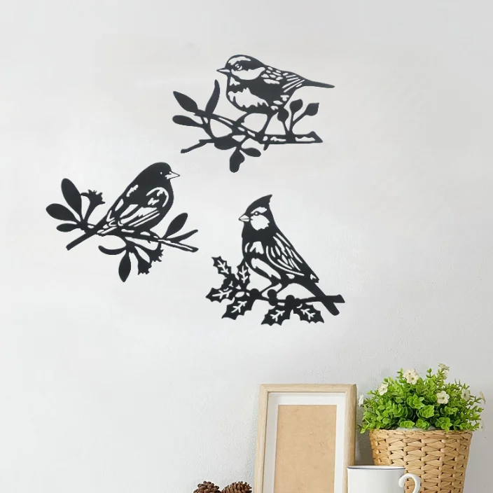 3pcs, Wall Hanging Animal Wall Decoration, Metal Statue Pendant, Silhouette Art Wall Decoration, Hanging Indoor, Outdoor Gift
3pcs, Wall Hanging Animal Wall Decoration, Metal Statue Pendant, Silhouette Art Wall Decoration, Hanging Indoor, Outdoor Gift