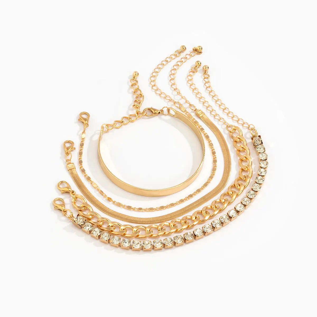 Punk Heavy Metal Rhinestone Chain Bracelets Set for Women Adjustable Crystal Pulseras Bangles Hand Jewelry Gift Steampunk Men 11 Mallzona Sd88d994c81a74fb980583953a9adb0c5R Punk Heavy Metal Rhinestone Chain Bracelets Set for Women Adjustable Crystal Pulseras Bangles Hand Jewelry Gift Steampunk Men Mallzona