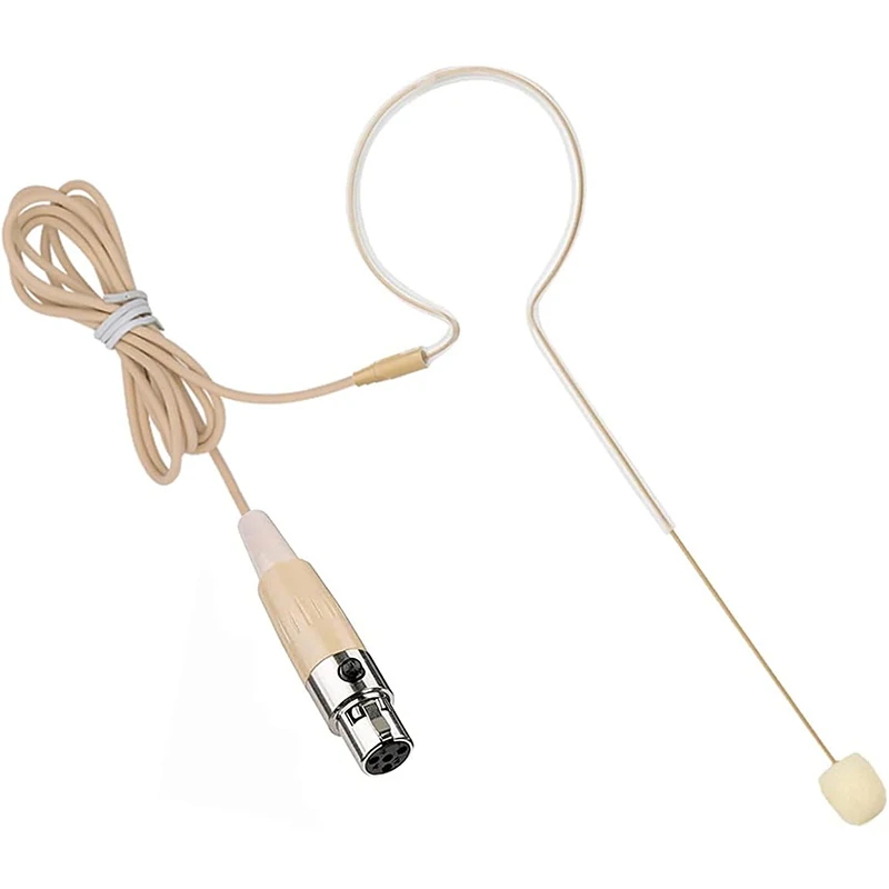 Beige TA4F 4Pin Mini XLR Single Earhook Headset Microphone for Shure Wireless System Bodypack Hanging Condenser Microphone
Beige TA4F 4Pin Mini XLR Single Earhook Headset Microphone for Shure Wireless System Bodypack Hanging Condenser Microphone