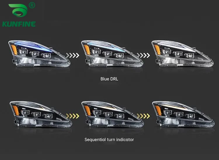 Pair of Car Styling Car Headlight Assembly For LEXUS IS250 2006-2012 LED Head Lamp Car Tuning Light Parts Plug And Play
Pair of Car Styling Car Headlight Assembly For LEXUS IS250 2006-2012 LED Head Lamp Car Tuning Light Parts Plug And Play