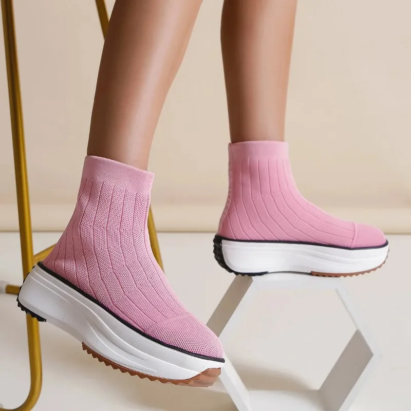2023 New Casual Breathable Single Shoes for Women in Europe and America Round Toe Footwear Solid Color Short Boots in Stock
2023 New Casual Breathable Single Shoes for Women in Europe and America Round Toe Footwear Solid Color Short Boots in Stock