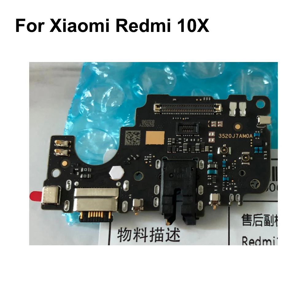 

New tested Good Charge Port Connector USB Charging Dock Board Flex Cable For Xiaomi Redmi 10X USB Charge Board Red mi 10 X