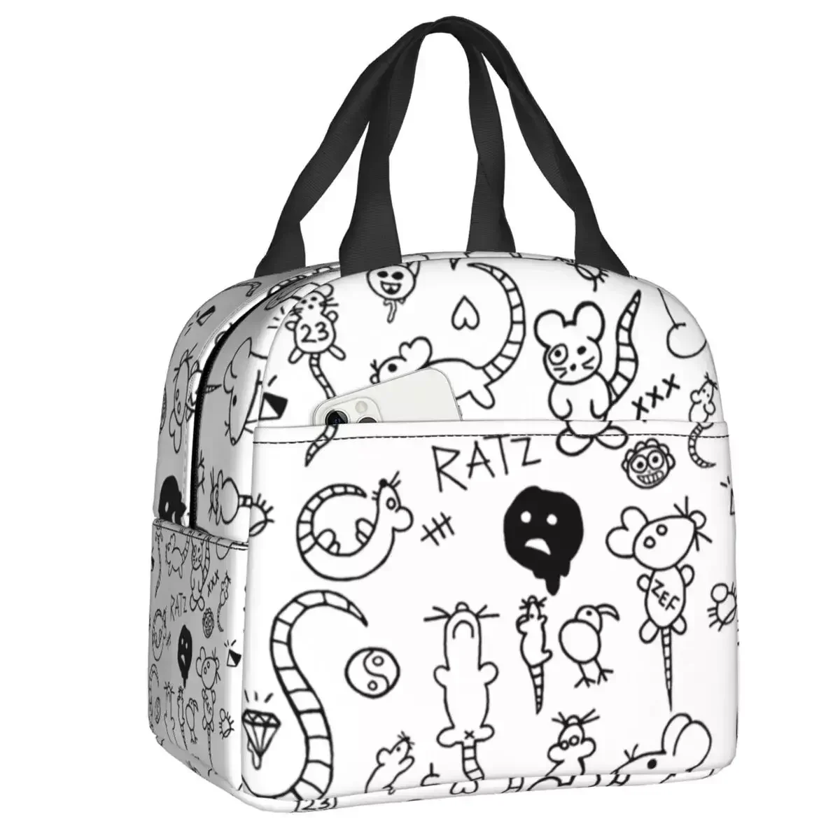 2024 New Freeky Zef Ratz Insulated Lunch Bag For Women Portable Thermal Cooler Lunch Tote Kids School Children Lunchbag
2024 New Freeky Zef Ratz Insulated Lunch Bag For Women Portable Thermal Cooler Lunch Tote Kids School Children Lunchbag
