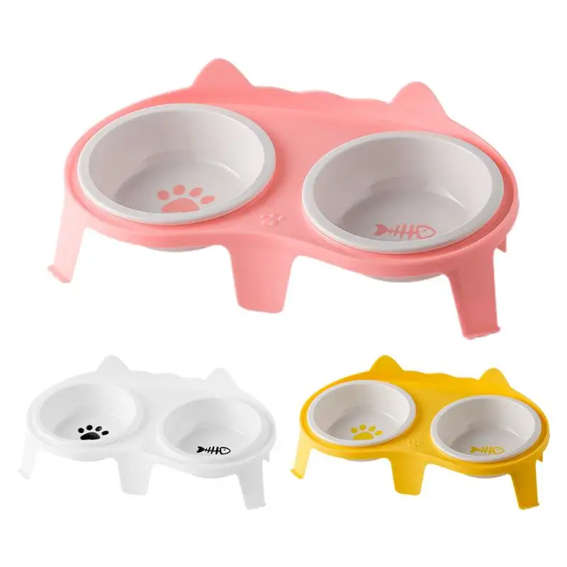 Cat Food Water Bowl Set high quality Ceramic Double Dog Cat Bowls Elevated Tilted Bowl With Hook Water Dispenser for cat dog
Cat Food Water Bowl Set high quality Ceramic Double Dog Cat Bowls Elevated Tilted Bowl With Hook Water Dispenser for cat dog