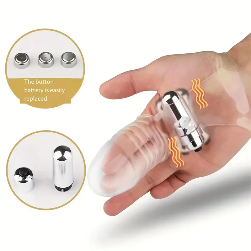 Vibromasseur à doigts pour adultes, jouet sexuel, manchon masseur, vibromasseur à balles, point G, stimulateur anal, mastyellar, jouets sexuels 4