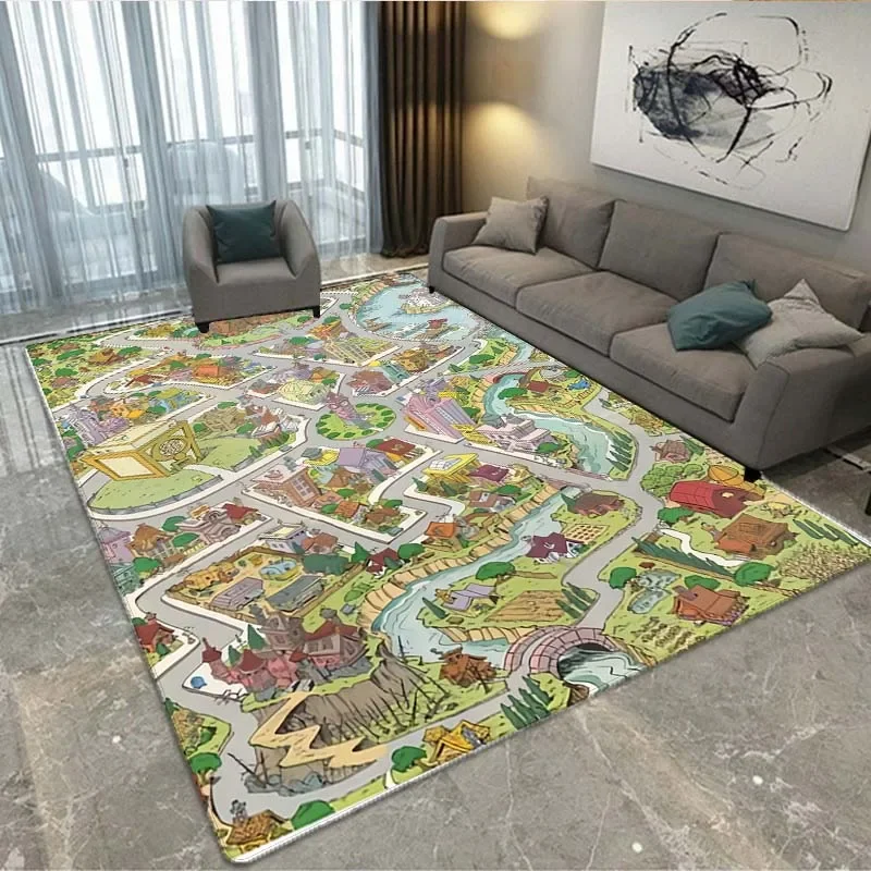 Child Playmat Highway Simulated City Traffic Playroom Area Rug,Carpet for Home Living Room Bedroom Sofa ,kids Non-slip Floor Mat
Child Playmat Highway Simulated City Traffic Playroom Area Rug,Carpet for Home Living Room Bedroom Sofa ,kids Non-slip Floor Mat