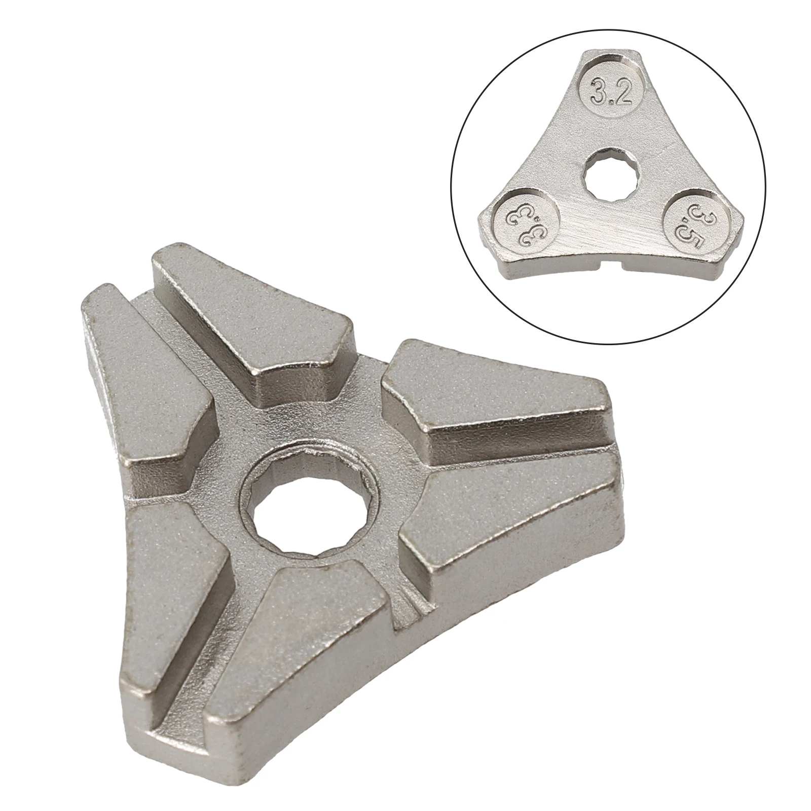 Bicycle Spoke Wrench Outdoor 44.3x44.3x8.7mm Silver Tightening Correction Tool Durable And Practical High Quality
Bicycle Spoke Wrench Outdoor 44.3x44.3x8.7mm Silver Tightening Correction Tool Durable And Practical High Quality
