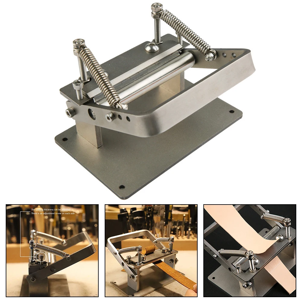 Stainless Steel Craft Leather Splitter Machine DIY Manual Cutting Shovel Skiver Tanned Thinning Peeler Rolling Bearing Machine
Stainless Steel Craft Leather Splitter Machine DIY Manual Cutting Shovel Skiver Tanned Thinning Peeler Rolling Bearing Machine