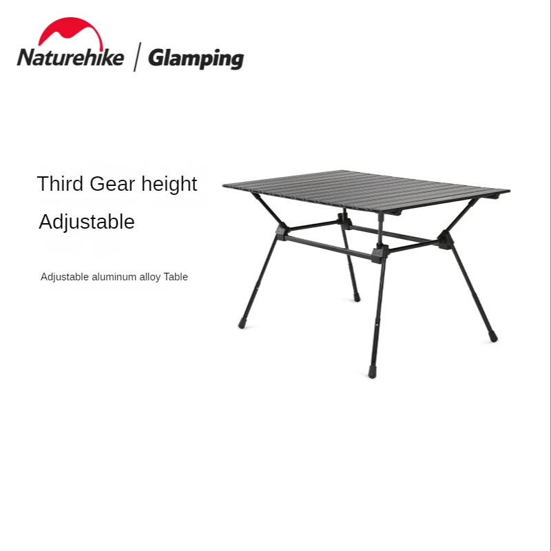 Naturehike Adjustable Aluminum Alloy Table Portable Roll Folding Desktop Folding Table Camping Table-FT12
Naturehike Adjustable Aluminum Alloy Table Portable Roll Folding Desktop Folding Table Camping Table-FT12