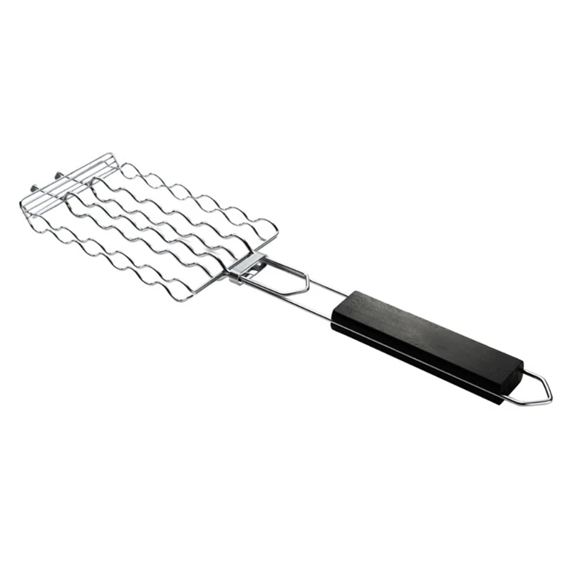 Grill Basket Stainless Steel BBQ Tool Grilling Accessories Barbecue Rack for Hot Dog Vegetable Steak Shrimp Kabob Holder
Grill Basket Stainless Steel BBQ Tool Grilling Accessories Barbecue Rack for Hot Dog Vegetable Steak Shrimp Kabob Holder