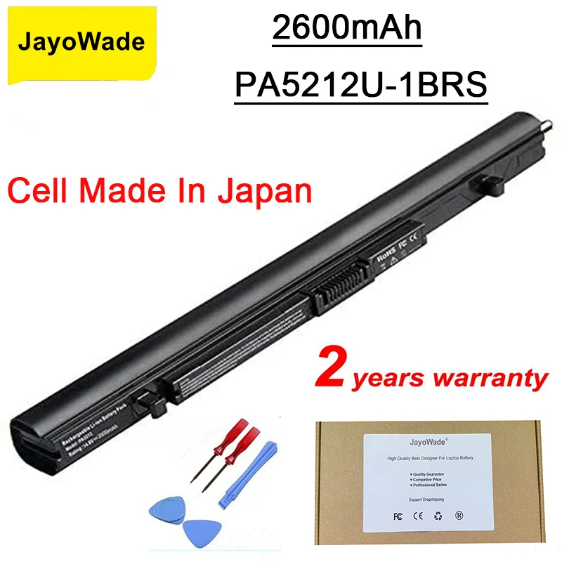 JayoWade New PA5212U PA5212U-1BRS Battery for Toshiba Satellite Pro A30 A40 A50 R4 R50 Tecra A40 A50 C40 C50 Z50 Portégé A30 Z20
JayoWade New PA5212U PA5212U-1BRS Battery for Toshiba Satellite Pro A30 A40 A50 R4 R50 Tecra A40 A50 C40 C50 Z50 Portégé A30 Z20