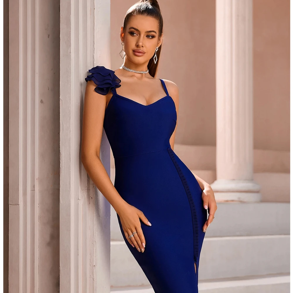 Elegant New Blue V-Neck Sheath Evening Dress For Women 2024 Sleeveless Zipper Prom Gowns Spaghetti Strap Party Occasion Dresses
Elegant New Blue V-Neck Sheath Evening Dress For Women 2024 Sleeveless Zipper Prom Gowns Spaghetti Strap Party Occasion Dresses