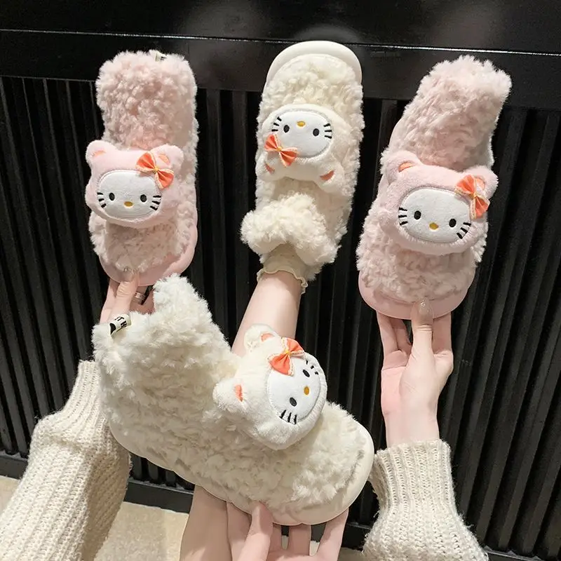 Hello Kitty Plush Doll Warm Shoes Kawaii Sanrio Anime New Thick Sole Cute Cotton Non-Slip Boots Lovely Gifts for Girls
Hello Kitty Plush Doll Warm Shoes Kawaii Sanrio Anime New Thick Sole Cute Cotton Non-Slip Boots Lovely Gifts for Girls