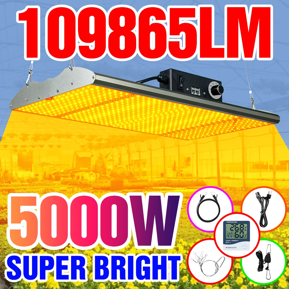 Фитолампа полного спектра, светодиодная лампа для выращивания семян, фитолампа 4000 Вт 5000 Вт, фотолампа для выращивания семян цветов 
Фитолампа полного спектра, светодиодная лампа для выращивания семян, фитолампа 4000 Вт 5000 Вт, фотолампа для выращивания семян цветов