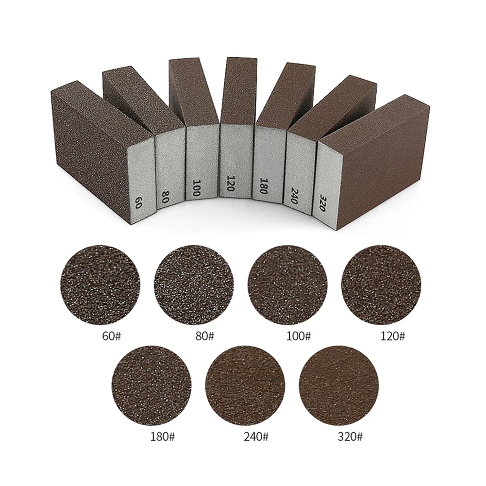 1pc Flexible Wet And Dry Sanding Sponge Blocks High Density Resilient Excellent Resilience Strong Plasticity Abrasive Tools
1pc Flexible Wet And Dry Sanding Sponge Blocks High Density Resilient Excellent Resilience Strong Plasticity Abrasive Tools