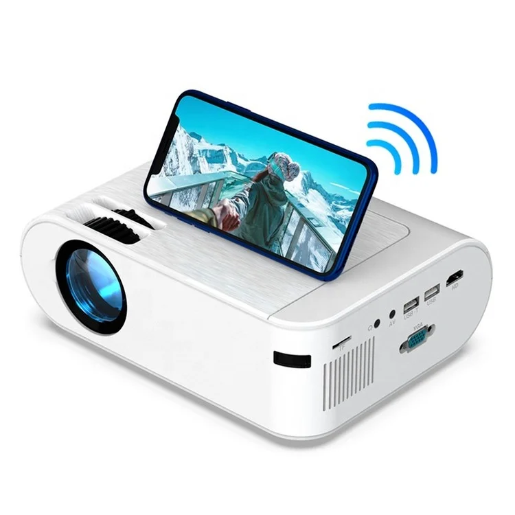 

P62 Wifi Projector 4000 Lumens Mirror Portable Mini Projectors Smartphone Home Theater Projector Movie Proyector Video Beamer