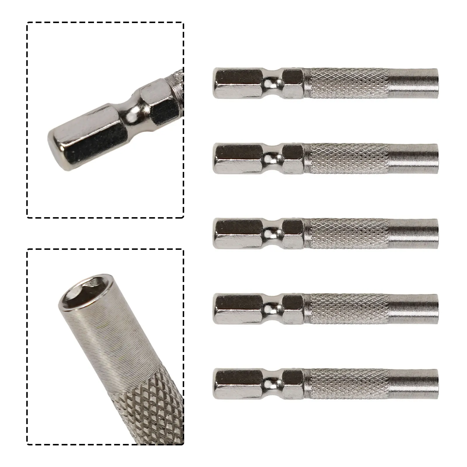 Bit Adapter 6.35mm 1/4\\\" Insert Chrome-vanadium Steel For 1/4\\\" 6.35mm Handle Insert Bit Adapter Socket Holder To 4mm
Bit Adapter 6.35mm 1/4\\\" Insert Chrome-vanadium Steel For 1/4\\\" 6.35mm Handle Insert Bit Adapter Socket Holder To 4mm