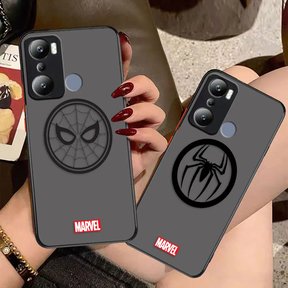 Matte Case for infinix HOT 20I 12 12I 11 11S 10 10I 10S PLAY 9 8 Pro POVA 3 CAMON 15 17P Case Funda Marvel Logo Lron Spider-Aan
Matte Case for infinix HOT 20I 12 12I 11 11S 10 10I 10S PLAY 9 8 Pro POVA 3 CAMON 15 17P Case Funda Marvel Logo Lron Spider-Aan