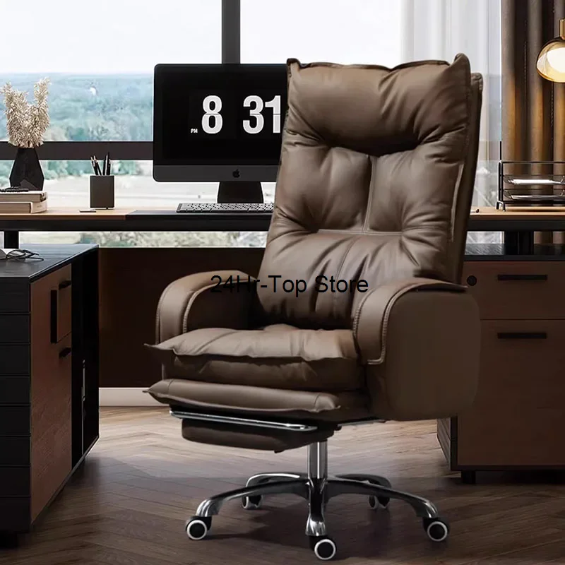 Luxury Cushion Office Chair Ergonomic Portable Back Genuine Office Chairs Mobile Glides Sillas De Oficina Garden Furniture Sets
Luxury Cushion Office Chair Ergonomic Portable Back Genuine Office Chairs Mobile Glides Sillas De Oficina Garden Furniture Sets