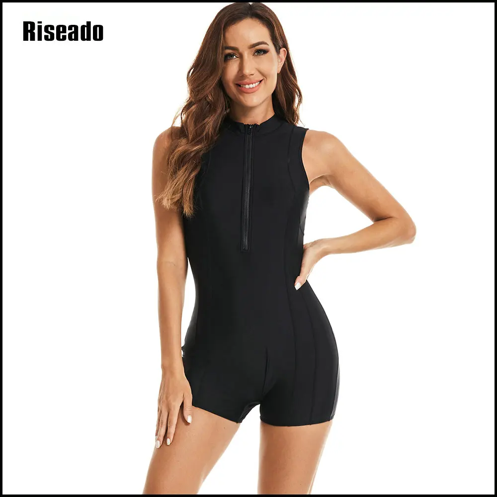 Sport Rash Guard Swimwear Women 2023 One Piece Swimsuits Black Surfing Suits Swimming Suits for Women Sleeveless (UPF 50+)
Sport Rash Guard Swimwear Women 2023 One Piece Swimsuits Black Surfing Suits Swimming Suits for Women Sleeveless (UPF 50+)