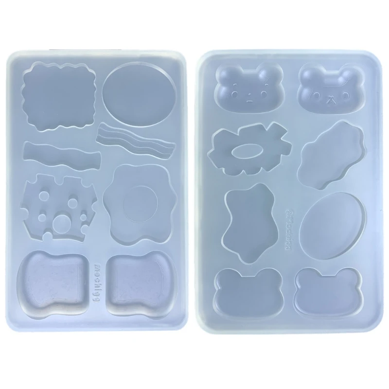 

Grade Silicone Mold Hamburger Mould Toast Burger Casting Mold Delicious Dessert Mould for DIY Kitchen Accessory K3ND