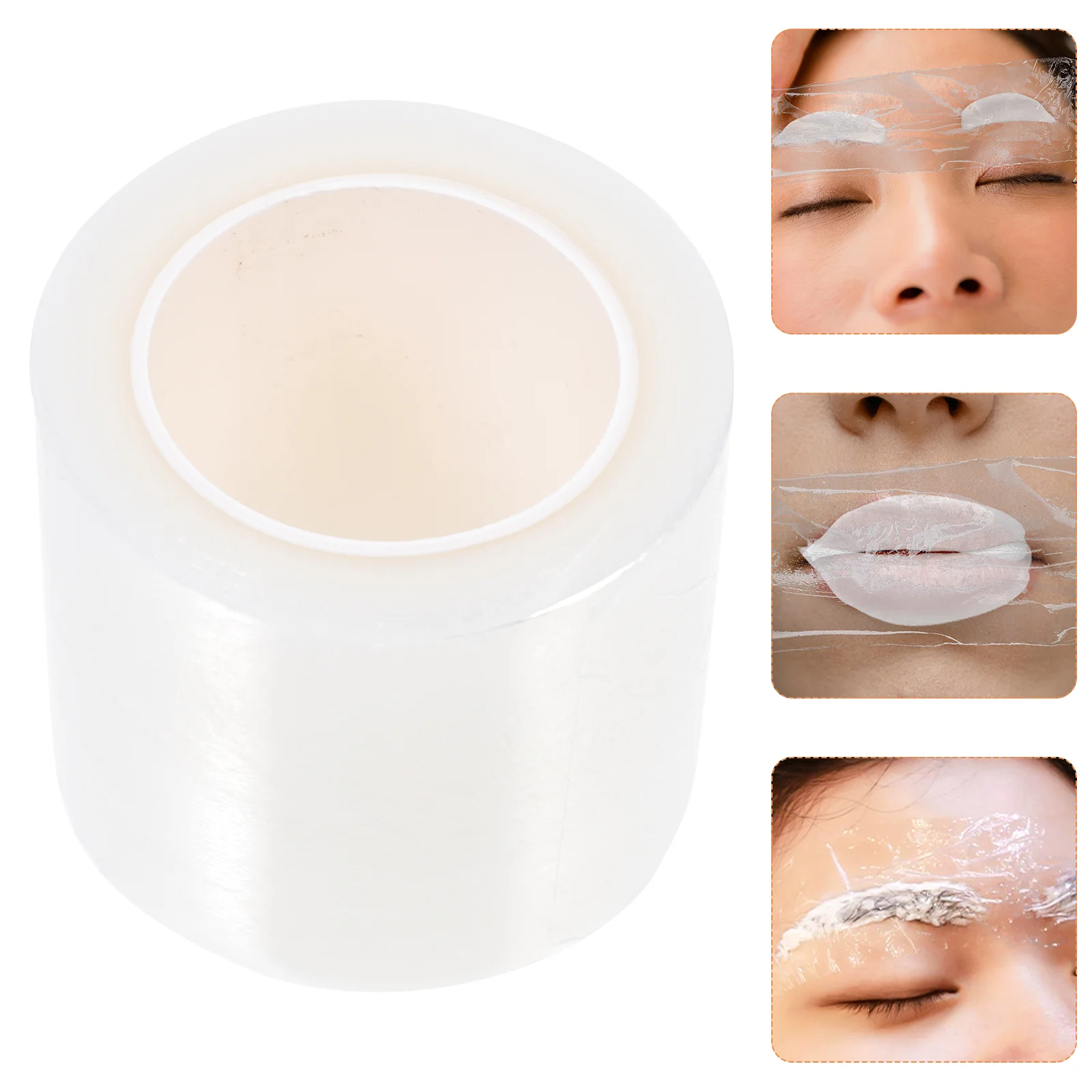 

3 Pcs Eyebrow Tattoo Plastic Eyebrows Protection Film Semi-permanent Cling Lip Makeup