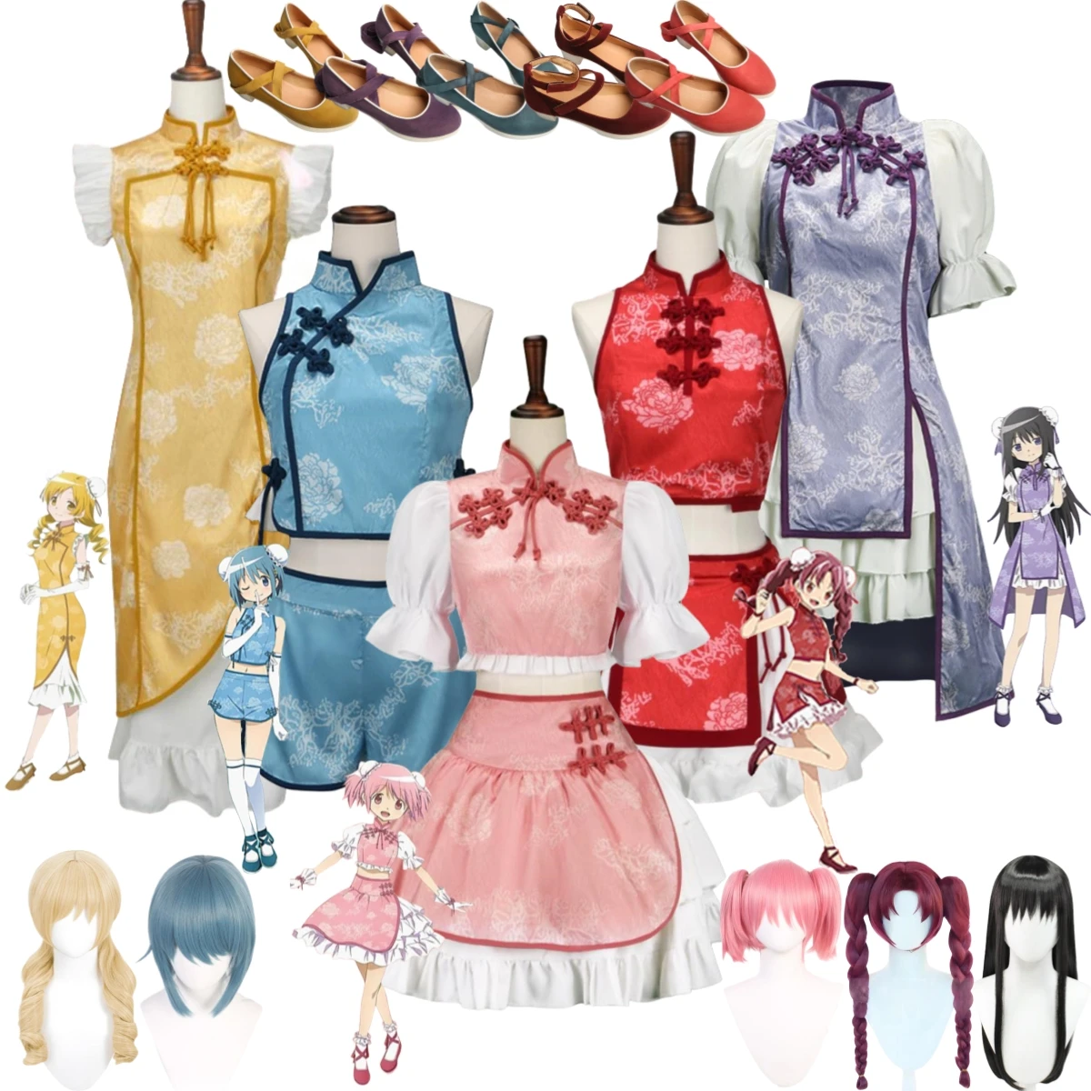 Аниме Kaname Madoka Akemi Homura Miki Sayaka Sakura Kyouko Tomoe Mami Puella Magi Madoka Magica косплей костюм парик обувь костюм
Аниме Kaname Madoka Akemi Homura Miki Sayaka Sakura Kyouko Tomoe Mami Puella Magi Madoka Magica косплей костюм парик обувь костюм