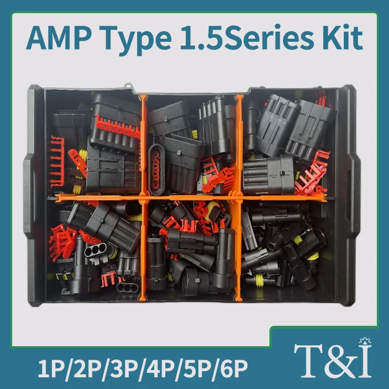 1.5 AMP Series Tyco SuperSealed Portable Box Kit Suit Set Waterproof Electrical Automotive Connector 282080-1 DJ7041-1.5-11/21
1.5 AMP Series Tyco SuperSealed Portable Box Kit Suit Set Waterproof Electrical Automotive Connector 282080-1 DJ7041-1.5-11/21