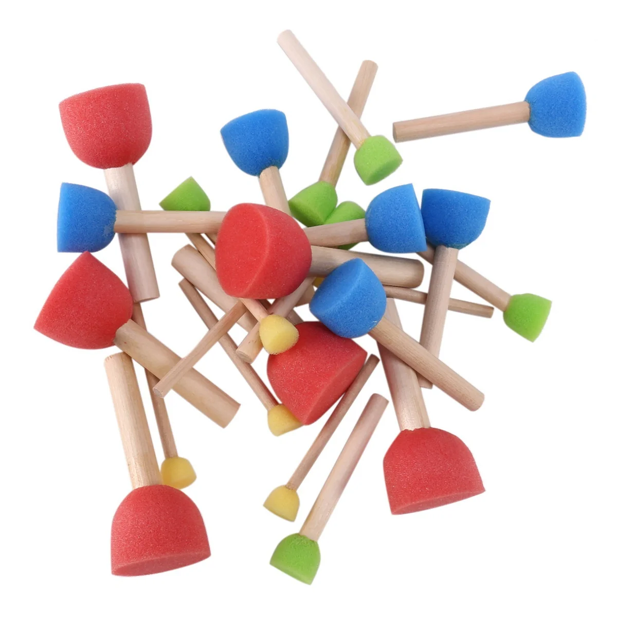 Foam Pouncer Assortment-Sponge Painting Stippler Set 24/pkg-Foam Brush Value Pack-1.5cm 2cm 3cm 4cm
Foam Pouncer Assortment-Sponge Painting Stippler Set 24/pkg-Foam Brush Value Pack-1.5cm 2cm 3cm 4cm