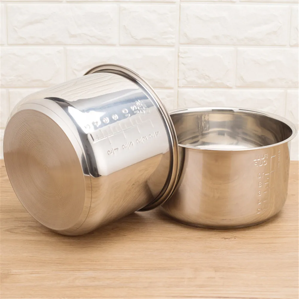 6L Pressure Rice Cooker Inner Pot Pressure Cooker Liner Stainless Steel Inner Pot Non Stick Cookware For Kitchen Accessories
6L Pressure Rice Cooker Inner Pot Pressure Cooker Liner Stainless Steel Inner Pot Non Stick Cookware For Kitchen Accessories