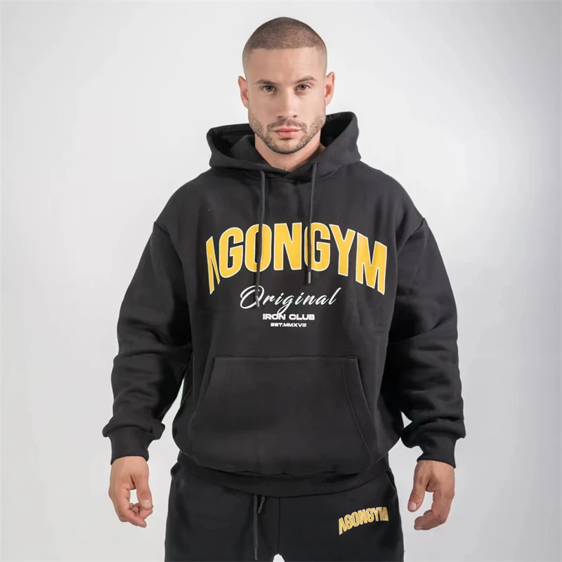 AGONGYM Men Fashion Fitness Sports Hoodies Bodybuilding Workout Oversized Casual Gym Fleece Hooded Pullover Coat Sweatshirts
AGONGYM Men Fashion Fitness Sports Hoodies Bodybuilding Workout Oversized Casual Gym Fleece Hooded Pullover Coat Sweatshirts