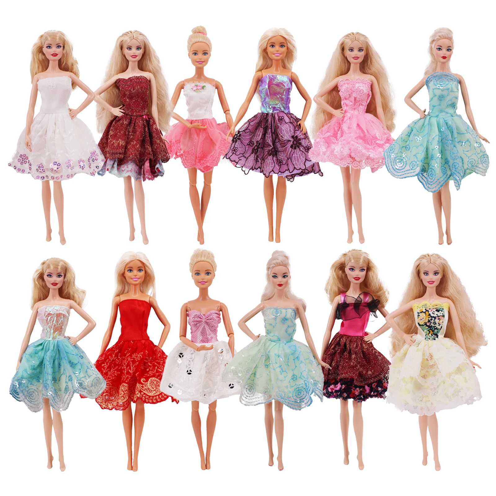 3Pcs Random Doll Dress Party Evening Dress Dating Sequin Clothes Doll Accessories For 11.5Inch Barbies Dolls&Bjd Dolls For Girl
3Pcs Random Doll Dress Party Evening Dress Dating Sequin Clothes Doll Accessories For 11.5Inch Barbies Dolls&Bjd Dolls For Girl