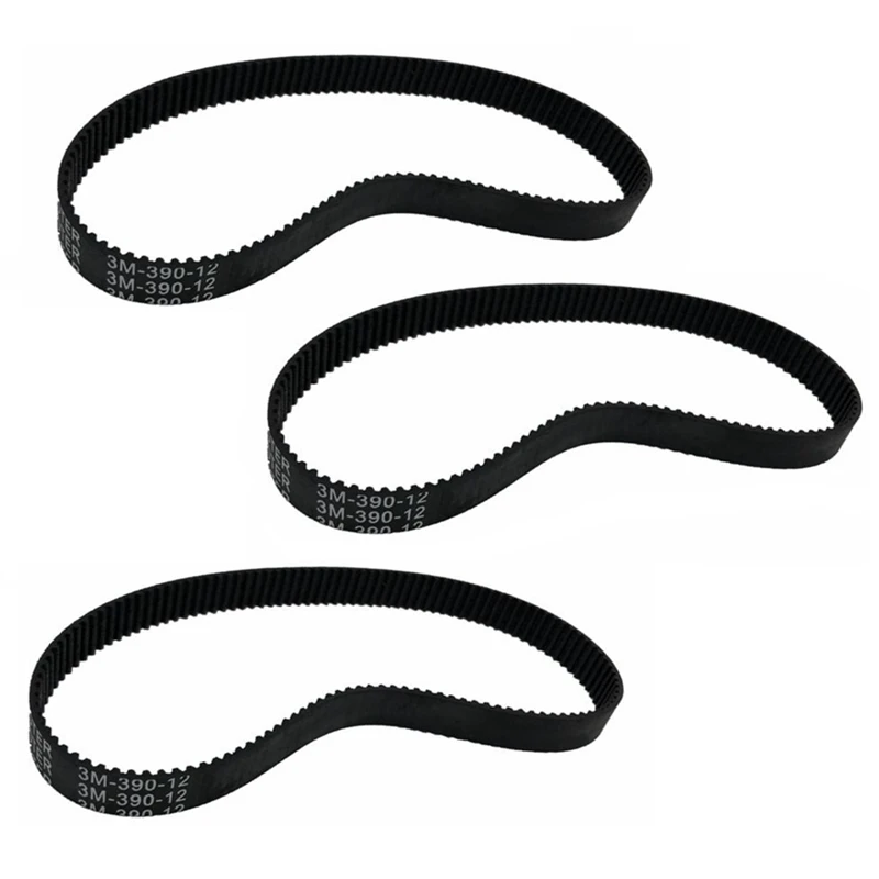 3Pcs 3M-390-12 Drive Belt Durable Thickened Rubber Drive Belt Accessories For Electric Bike E-Bike Scooter Motorcycle
3Pcs 3M-390-12 Drive Belt Durable Thickened Rubber Drive Belt Accessories For Electric Bike E-Bike Scooter Motorcycle
