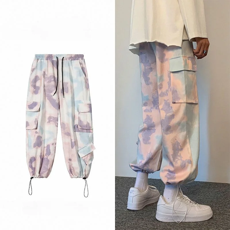 Streetwear Camouflage Cargo Pants Baggy Sweatpants Male Wide Leg Oversize Pants Casual Sport Joggers Men Ankle-length Trousers
Streetwear Camouflage Cargo Pants Baggy Sweatpants Male Wide Leg Oversize Pants Casual Sport Joggers Men Ankle-length Trousers
