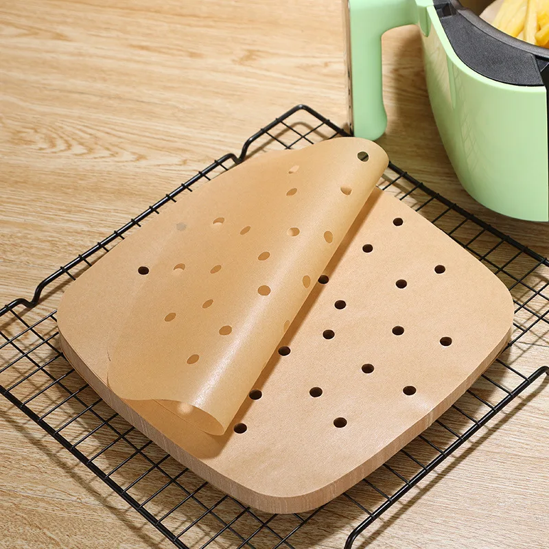 100Pcs Round Square Air Fryer Paper Special Paper Barbecue Non-stick Steamer Paper Oven Baking Oil Paper for Household Use
100Pcs Round Square Air Fryer Paper Special Paper Barbecue Non-stick Steamer Paper Oven Baking Oil Paper for Household Use
