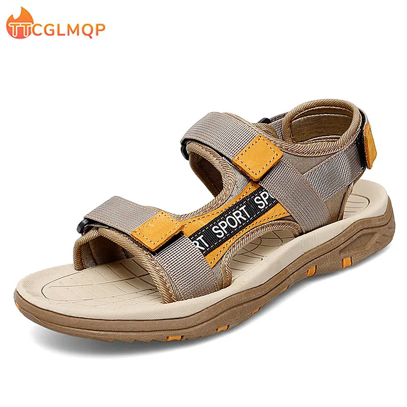 New Fashion Summer Leisure Men Shoes Beach Sandals Outdoor High Quality Leather Sandals Soft Large Size 47 For Men's Sandals
New Fashion Summer Leisure Men Shoes Beach Sandals Outdoor High Quality Leather Sandals Soft Large Size 47 For Men's Sandals