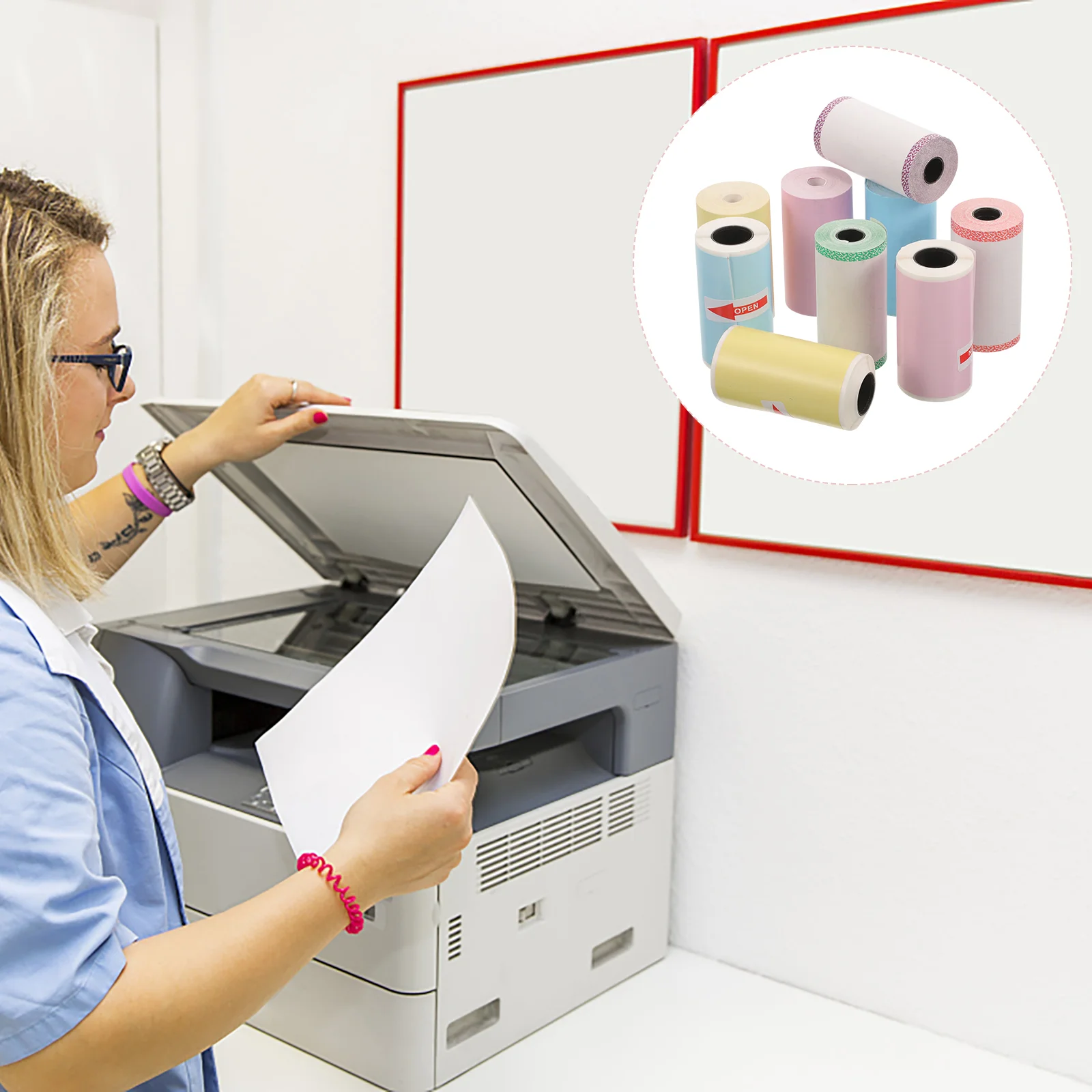 Thermal Label Adhesive Blank Express Labels Home Office Thermal Sticker Label Mini Thermal Printer Sticker Paper
Thermal Label Adhesive Blank Express Labels Home Office Thermal Sticker Label Mini Thermal Printer Sticker Paper