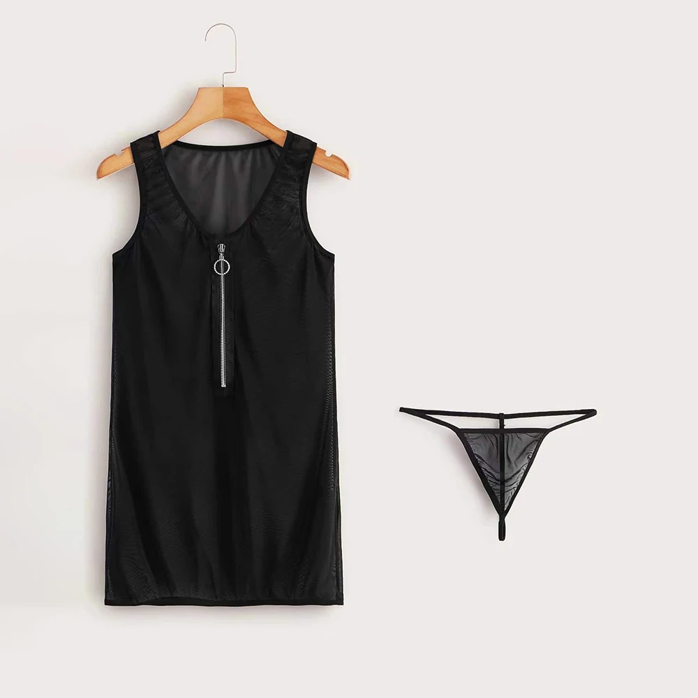 Women Sexy Mini Dress Transparent Mesh Bodysuit Female Erotic Lingerie See Through Short Dress Nightclub Wear Tight Jumpsuit
Women Sexy Mini Dress Transparent Mesh Bodysuit Female Erotic Lingerie See Through Short Dress Nightclub Wear Tight Jumpsuit