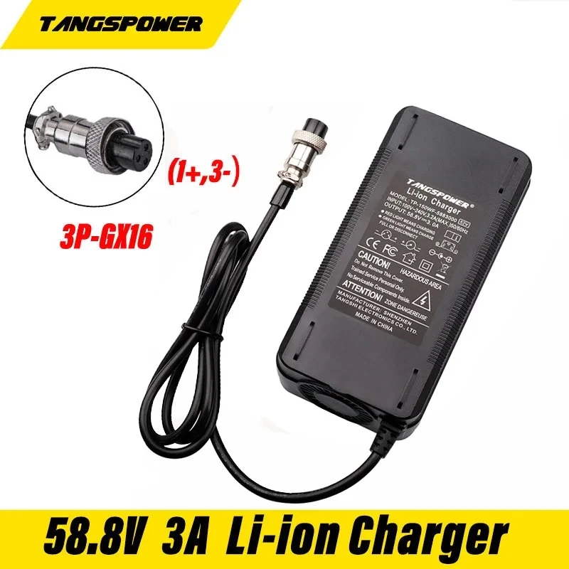 58.8V 3A Kugoo G1 Electric Scooter Battery Charger For Kugoo G1 Charger 14S 52V Li-ion Battery Electric Bike Charger with GX16
58.8V 3A Kugoo G1 Electric Scooter Battery Charger For Kugoo G1 Charger 14S 52V Li-ion Battery Electric Bike Charger with GX16