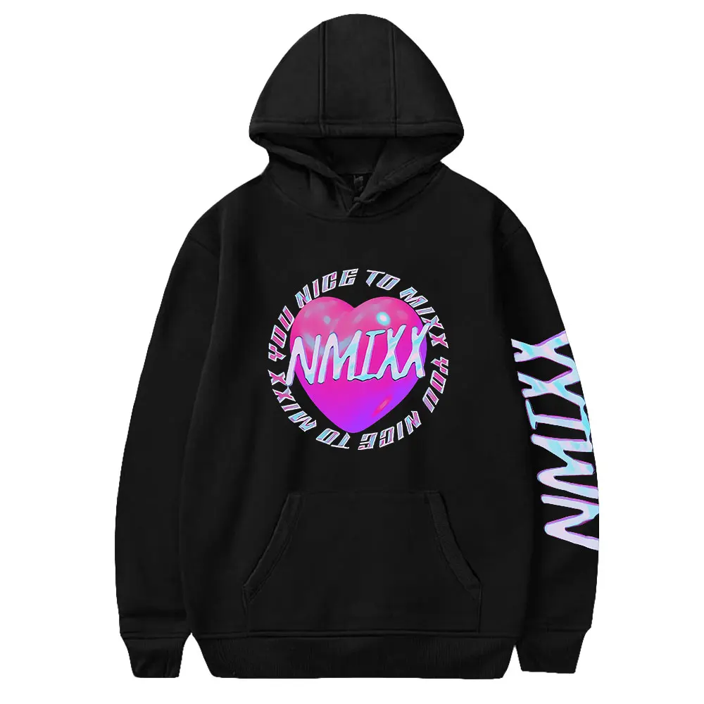 NMIXX Hoodie Sweatshirt Fashion Man Women Musical Groups Printing Pullover Streetwear Harajuku Casual Singer Unisex
NMIXX Hoodie Sweatshirt Fashion Man Women Musical Groups Printing Pullover Streetwear Harajuku Casual Singer Unisex
