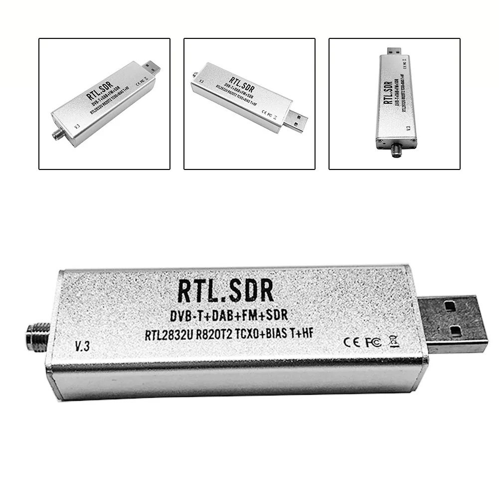 RTLSDR приемник TCXO с температурной компенсацией, полный диапазон, программный приемник ADSB 24 МГц-1766 МГц R820T2 RTL2832U, чип
RTLSDR приемник TCXO с температурной компенсацией, полный диапазон, программный приемник ADSB 24 МГц-1766 МГц R820T2 RTL2832U, чип