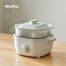Electric Multi Cookers Mini Electric Hot Pot 3L Household Stewing Machine Frying Pan With Steamer 31cm 220V
Electric Multi Cookers Mini Electric Hot Pot 3L Household Stewing Machine Frying Pan With Steamer 31cm 220V