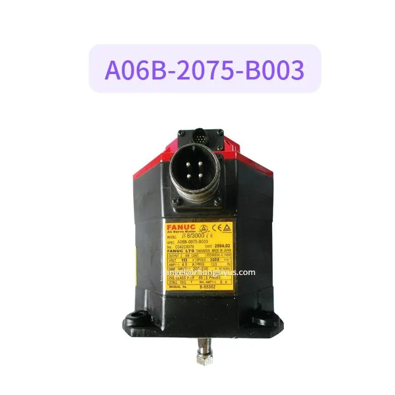 Товар б/у, проверенный, ок Fanuc, серводвигатель переменного тока A06B 2075 B003
Товар б/у, проверенный, ок Fanuc, серводвигатель переменного тока A06B 2075 B003