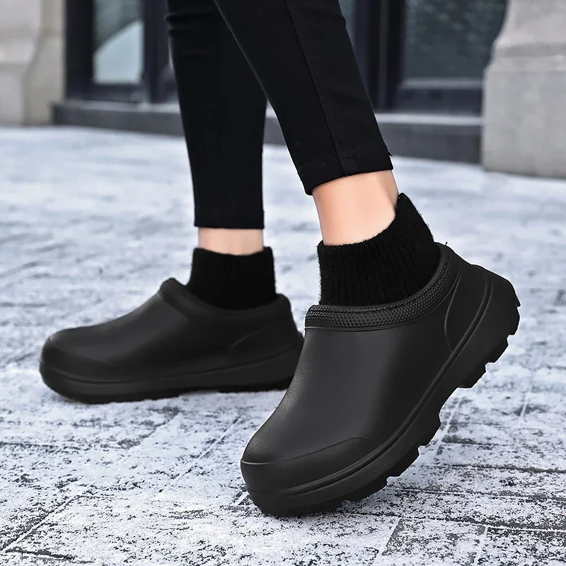 Women Winter Clogs Men Warm Garden Shoes Unisex Chef Shoes Water-proof Oil-proof For Kitchen Outdoor Plush Shoes Fuzzy Slipppers
Women Winter Clogs Men Warm Garden Shoes Unisex Chef Shoes Water-proof Oil-proof For Kitchen Outdoor Plush Shoes Fuzzy Slipppers