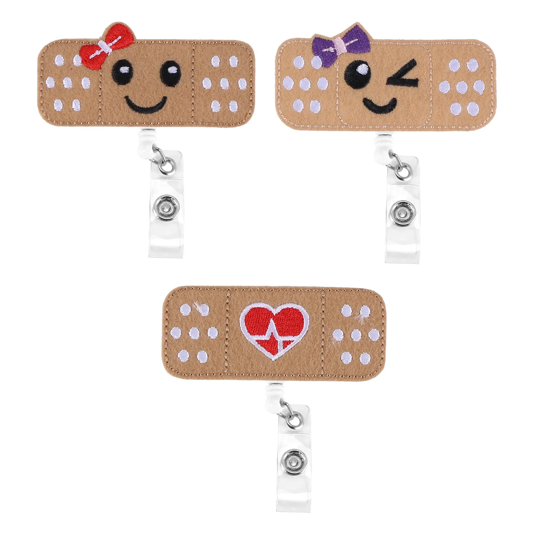

Nurse Badge Reel Holder - 3 Pack - RN Badge - Band Aid Badge Reel - Perfect Nurse Gifts for Women