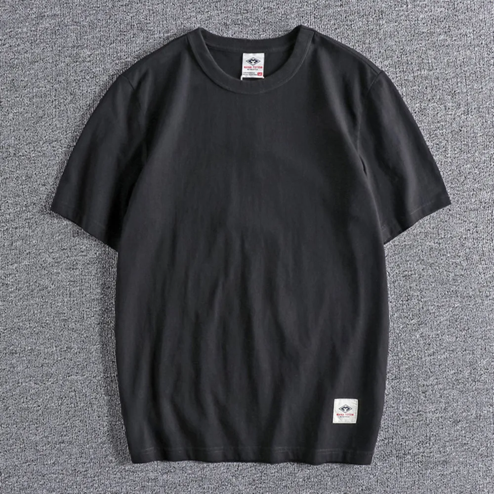 Summer Pure Cotton T-shirt For Men O-Neck Solid Color Casual Vintage T Shirt Basic Tees Loose Male Short Sleeve Tops Clothing
Summer Pure Cotton T-shirt For Men O-Neck Solid Color Casual Vintage T Shirt Basic Tees Loose Male Short Sleeve Tops Clothing
