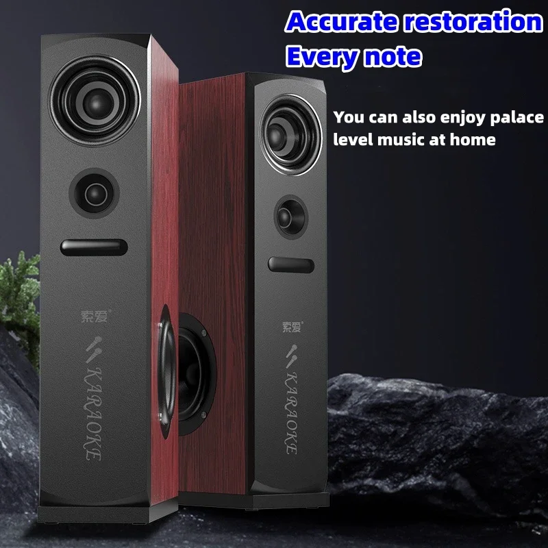 SOAIY K22 Bluetooth Speakers Audience Home Portable Cinema K-Song Subwoofer Combination Active Floor to Floor Speaker Set
SOAIY K22 Bluetooth Speakers Audience Home Portable Cinema K-Song Subwoofer Combination Active Floor to Floor Speaker Set