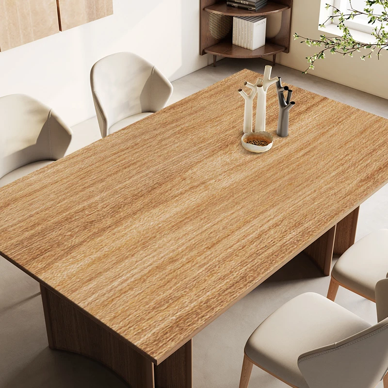 

Dining Table Mat Imitation Wood Grain Leather Tablecloth Coffee Desk Protective Mats Anti-scalding Insulation Household Decor